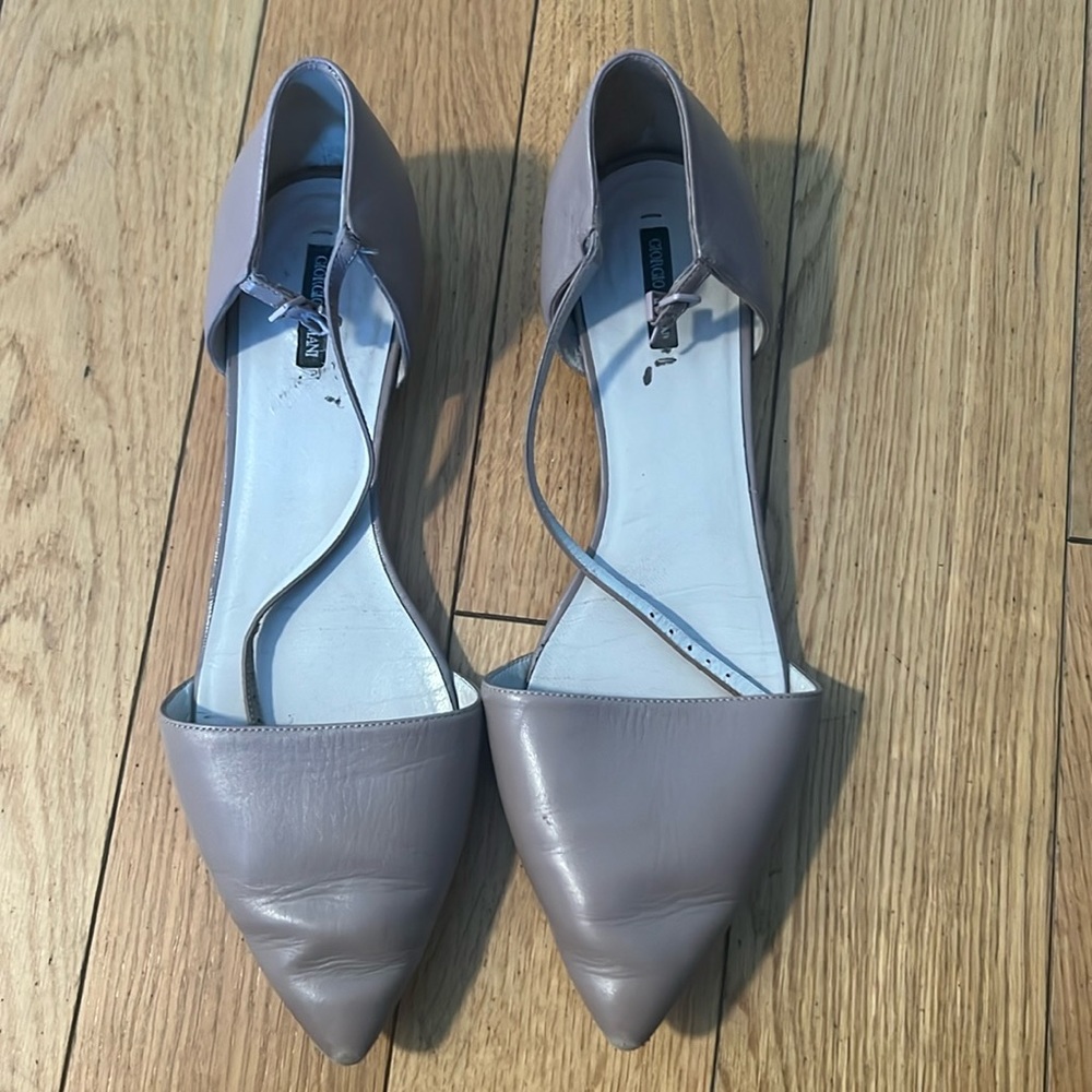 Giorgio Armani Beige Flats